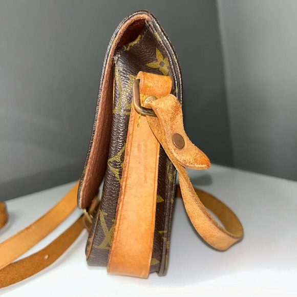 Louis Vuitton Monogram Mini Cartouchiere PM Crossbody Bag 874 SL - Picture 13 of 16